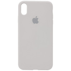 Чохол Silicone Case Full Protective (AA) для Apple iPhone XS Max (6.5) - Сірий / Stone
