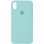 Чехол Silicone Case Full Protective (AA) для Apple iPhone XS Max (6.5) - Бирюзовый / Swimming pool