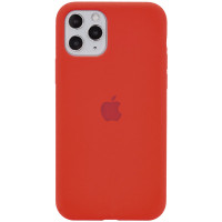 Чохол Silicone Case Full Protective (AA) для Apple iPhone 11 Pro (5.8) - Червоний / Dark Red