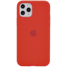 Чохол Silicone Case Full Protective (AA) для Apple iPhone 11 Pro (5.8) - Червоний / Dark Red