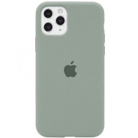 Чохол Silicone Case Full Protective (AA) для Apple iPhone 11 Pro Max (6.5) - Сірий / Mist Blue