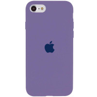 Чохол Silicone Case Full Protective (AA) для Apple iPhone SE (2020) - Сірий / Lavender Gray