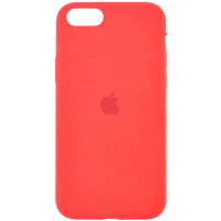 Чехол Silicone Case Full Protective (AA) для Apple iPhone SE (2020) - Оранжевый / Pink citrus