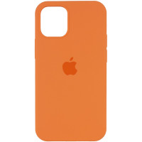 Чехол Silicone Case Full Protective (AA) для Apple iPhone 12 Pro Max (6.7) - Оранжевый / Papaya