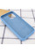 Чехол Silicone Case Full Protective (AA) для Apple iPhone 13 (6.1) - Голубой / Cornflower - фото
