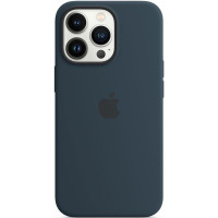 Чехол Silicone Case Full Protective (AA) для Apple iPhone 14 Pro Max (6.7) - Синий / Abyss Blue