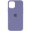 Чохол Silicone Case Full Protective (AA) для Apple iPhone 14 (6.1) - Сірий / Lavender Gray