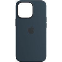 Чехол Silicone Case Full Protective (AA) для Apple iPhone 14 (6.1) - Синий / Abyss Blue