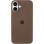 Чохол Silicone Case Full Protective (AA) для Apple iPhone 16 (6.1) - Коричневий / Brown