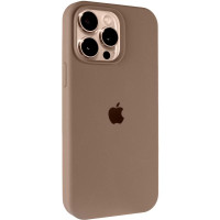 Чохол Silicone Case Full Protective (AA) для Apple iPhone 16 Pro (6.3) - Коричневий / Brown