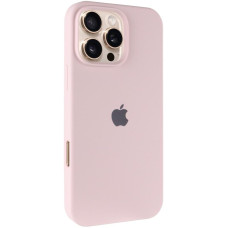 Чохол Silicone Case Full Protective (AA) для Apple iPhone 16 Pro Max (6.9) - Рожевий / Chalk Pink