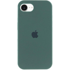 Чехол Silicone Case Full Protective (AA) для Apple iPhone 16e (6.1) - Зеленый / Pine green