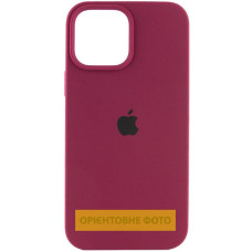 Чехол Silicone Case Full Protective (AA) для Apple iPhone 17 (6.3) - Бордовый / Maroon