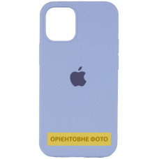 Чехол Silicone Case Full Protective (AA) для Apple iPhone 17 (6.3) - Голубой / Lilac Blue