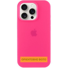 Чехол Silicone Case Full Protective (AA) для Apple iPhone 17 (6.3) - Розовый / Barbie pink