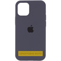 Чехол Silicone Case Full Protective (AA) для Apple iPhone 17 (6.3) - Серый / Dark Gray