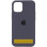 Чехол Silicone Case Full Protective (AA) для Apple iPhone 17 (6.3) - Серый / Dark Gray