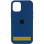 Чехол Silicone Case Full Protective (AA) для Apple iPhone 17 (6.3) - Синий / Deep navy