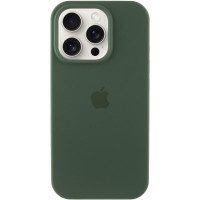 Чехол Silicone Case Full Protective (AA) для Apple iPhone 17 Pro (6.3) - Зеленый / Cyprus Green