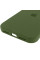 Чохол Silicone Case Full Protective (AA) для Apple iPhone 17 Pro (6.3) - Зелений / Dark Olive - фото
