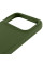 Чохол Silicone Case Full Protective (AA) для Apple iPhone 17 Pro (6.3) - Зелений / Dark Olive - фото