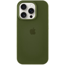 Чохол Silicone Case Full Protective (AA) для Apple iPhone 17 Pro (6.3) - Зелений / Dark Olive
