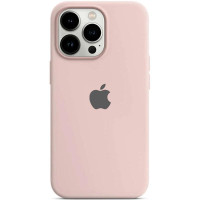 Чехол Silicone Case Full Protective (AA) для Apple iPhone 17 Pro (6.3) - Розовый / Chalk Pink