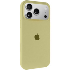 Чехол Silicone Case Full Protective (AA) для Apple iPhone 17 Pro Max (6.9) - Желтый / Mellow Yellow
