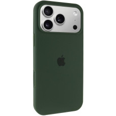 Чехол Silicone Case Full Protective (AA) для Apple iPhone 17 Pro Max (6.9) - Зеленый / Cyprus Green