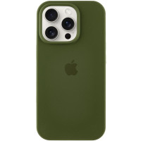 Чехол Silicone Case Full Protective (AA) для Apple iPhone 17 Pro Max (6.9) - Зеленый / Dark Olive