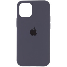 Чехол Silicone Case Full Protective (AA) для Apple iPhone 17 Pro Max (6.9) - Серый / Dark Gray