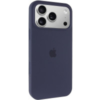 Чохол Silicone Case Full Protective (AA) для Apple iPhone 17 Pro Max (6.9) - Темно-синій / Midnight blue