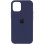 Чехол Silicone Case Full Protective (AA) для Apple iPhone 17 Pro Max (6.9) - Темно-синий / Midnight blue