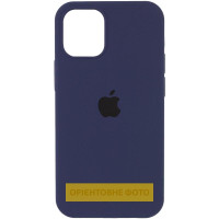 Чехол Silicone Case Full Protective (AA) для Apple iPhone 17 Air (6.5) - Темно-синий / Midnight blue