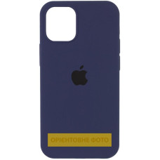 Чехол Silicone Case Full Protective (AA) для Apple iPhone 17 Air (6.5) - Темно-синий / Midnight blue