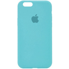 Чохол Silicone Case Full Protective (AA) для Apple iPhone 6/6s (4.7) - Бірюзовий / Marine Green