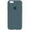 Чохол Silicone Case Full Protective (AA) для Apple iPhone 6/6s (4.7) - Зелений / Pine green
