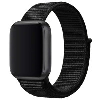Ремешок Nylon для Apple Watch 38/40/41/42mm(ser.10) - Черный / Black
