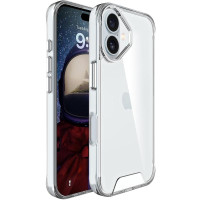 Чехол TPU Space Case transparent для Apple iPhone 17 (6.3) - Прозрачный Чехол TPU Space Case transparent для Apple iPhone 17 (6.3) - Прозрачный