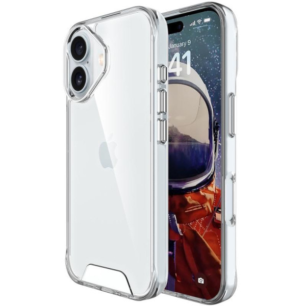 Чехол TPU Space Case transparent для Apple iPhone 17 (6.3) - Прозрачный | inMobi Чехол TPU Space Case transparent для Apple iPhone 17 (6.3) - Прозрачный - фото