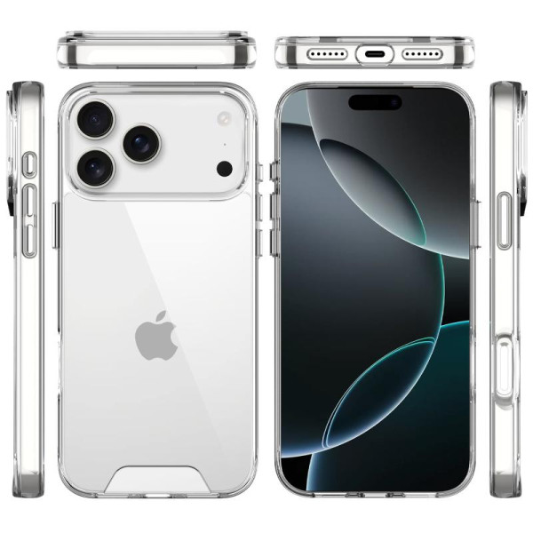 Чехол TPU Space Case transparent для Apple iPhone 17 Pro Max (6.9) - Прозрачный | inMobi Чехол TPU Space Case transparent для Apple iPhone 17 Pro Max (6.9) - Прозрачный - фото