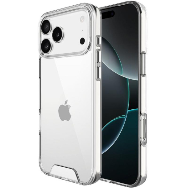 Чехол TPU Space Case transparent для Apple iPhone 17 Pro Max (6.9) - Прозрачный | inMobi Чехол TPU Space Case transparent для Apple iPhone 17 Pro Max (6.9) - Прозрачный - фото