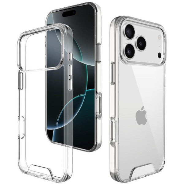 Чехол TPU Space Case transparent для Apple iPhone 17 Pro Max (6.9) - Прозрачный | inMobi Чехол TPU Space Case transparent для Apple iPhone 17 Pro Max (6.9) - Прозрачный - фото