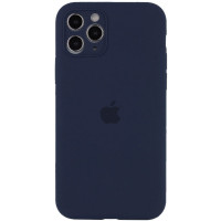Чохол Silicone Case Full Camera Protective (AA) для Apple iPhone 11 Pro (5.8) - Темно-синій / Midnight blue