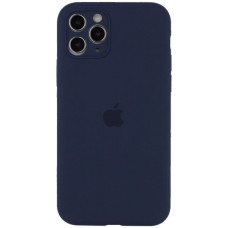 Чохол Silicone Case Full Camera Protective (AA) для Apple iPhone 11 Pro (5.8) - Темно-синій / Midnight blue