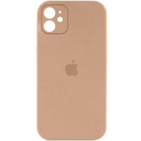 Чохол Silicone Case Full Camera Protective (AA) для Apple iPhone 12 (6.1) - Бежевий / Desert Gold