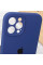 Чехол Silicone Case Full Camera Protective (AA) для Apple iPhone 12 Pro (6.1) - Синий / Deep navy - фото