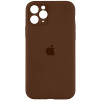Чохол Silicone Case Full Camera Protective (AA) для Apple iPhone 12 Pro (6.1) - Коричневий / Brown