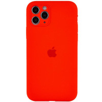 Чехол Silicone Case Full Camera Protective (AA) для Apple iPhone 12 Pro Max (6.7) - Красный / Red