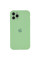 Чохол Silicone Case Full Camera Protective (AA) для Apple iPhone 12 Pro Max (6.7) - М'ятний / Mint - фото
